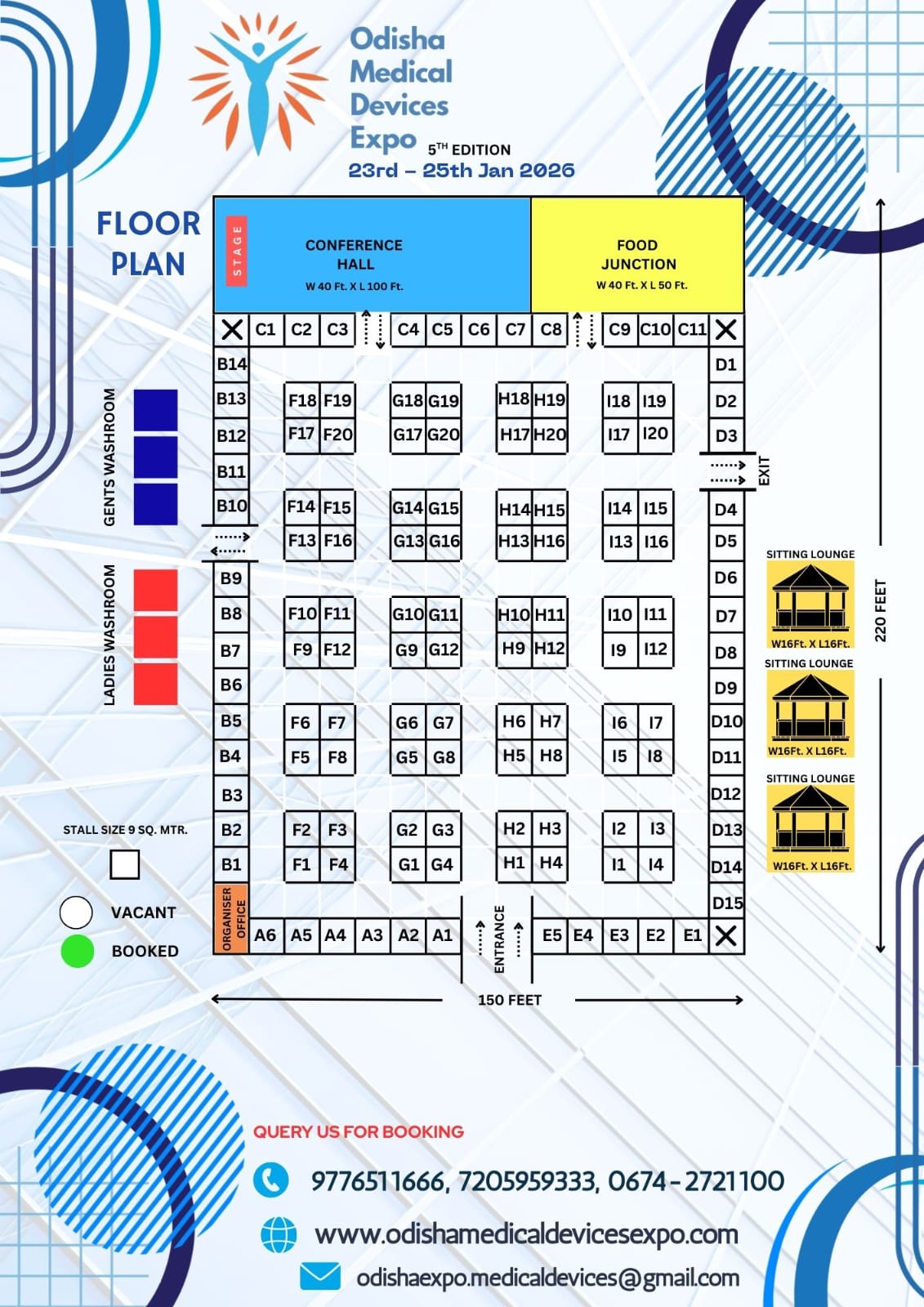 Odisha Medical Devices Expo Floor Plan